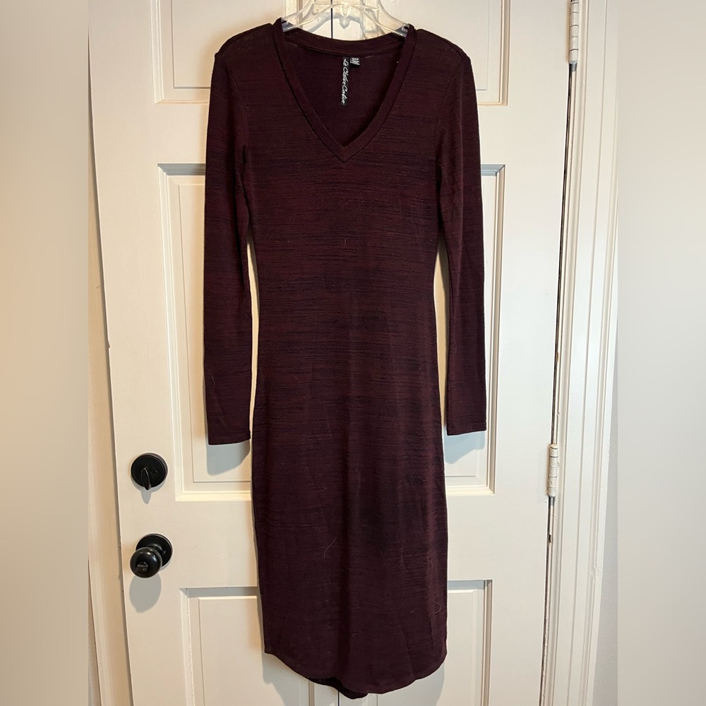 Size small petite long sleeve T-shirt dress